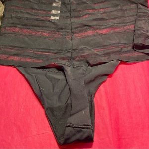 COPY - VS Red Lace Panties Large